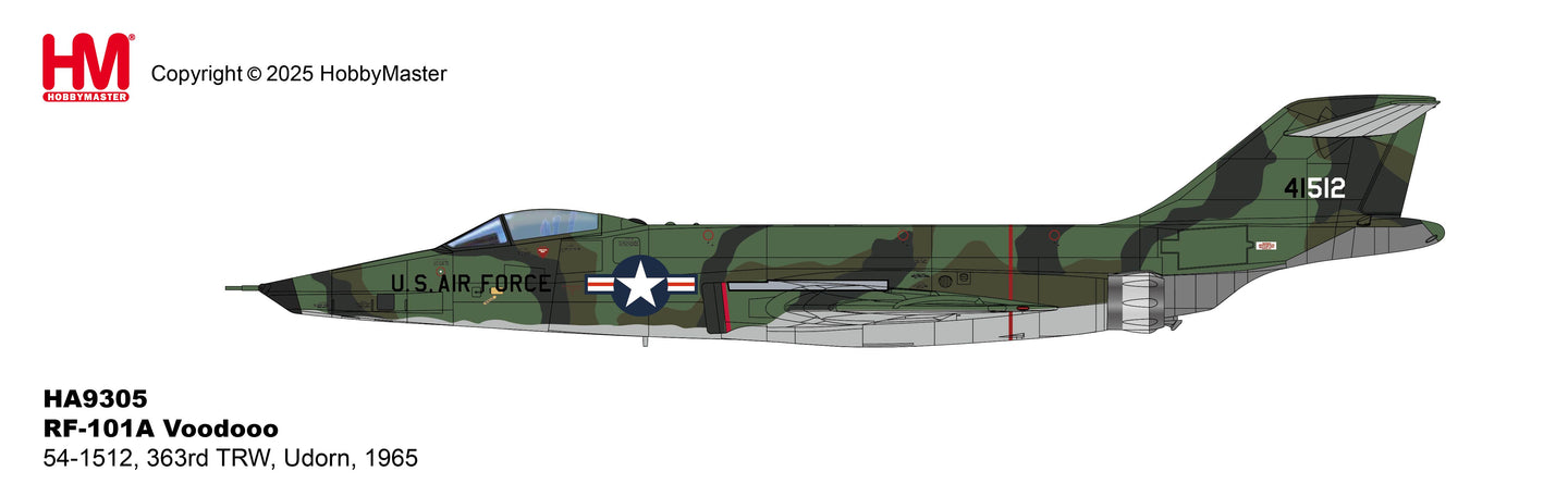 HOBBY MASTER RF-101A VOODOO 54-1512 363RD TRW UDORN 1965